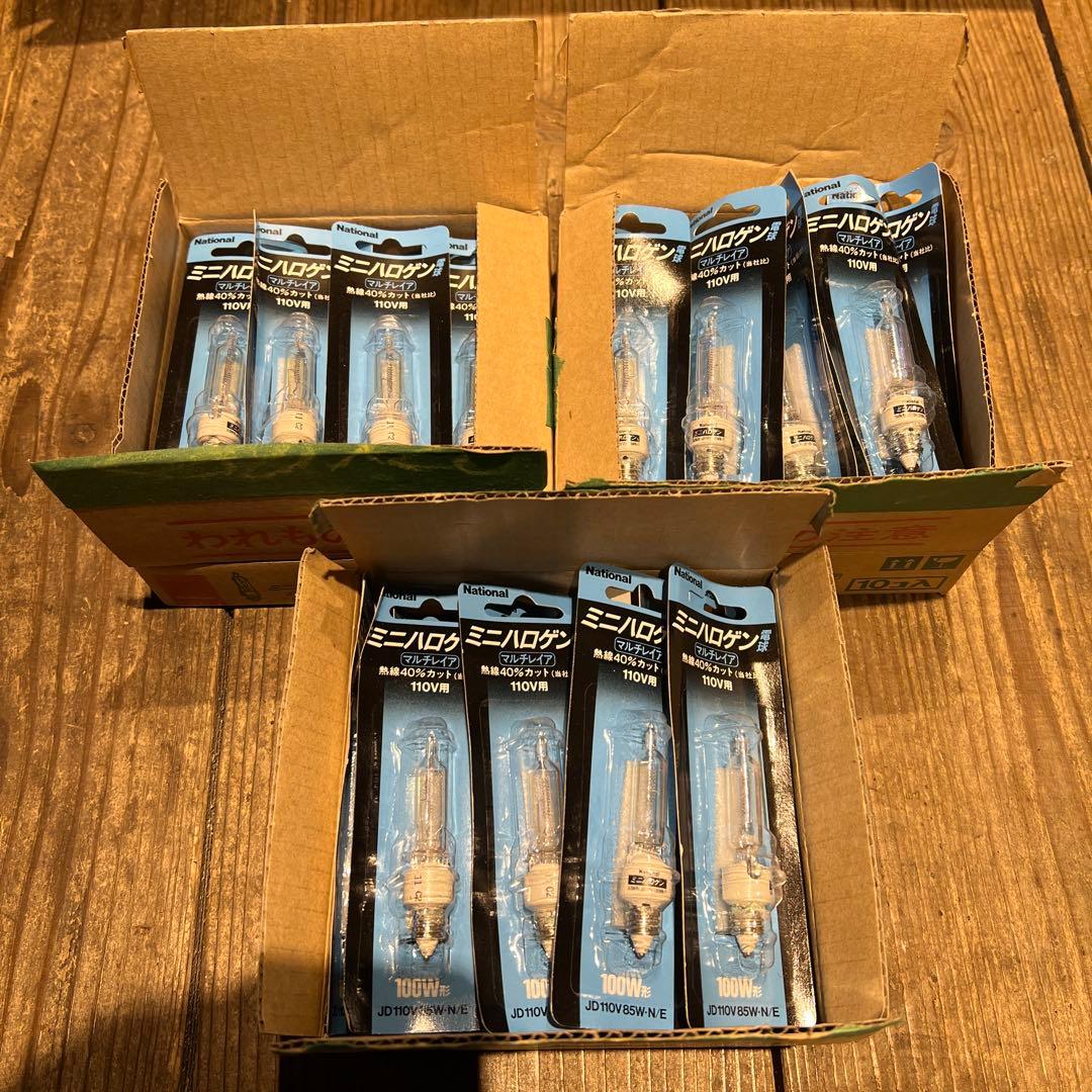 National ミニハロゲン電球 マルチレイア 30個