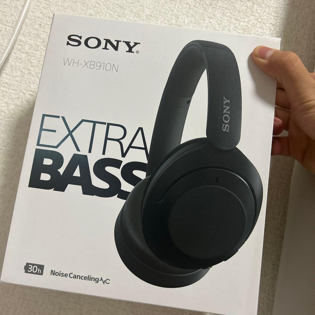 SONY ソニーワイヤレスヘッドホン ブラック 付属ケース