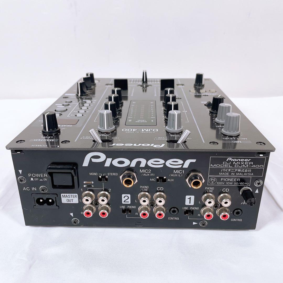 【美品】 Pioneer DJM-400 2chミキサー エフェクト搭載
