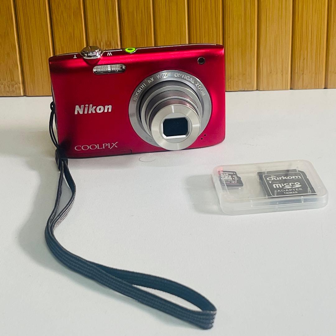 Nikon COOLPIX S2900 レッド動作確認済み