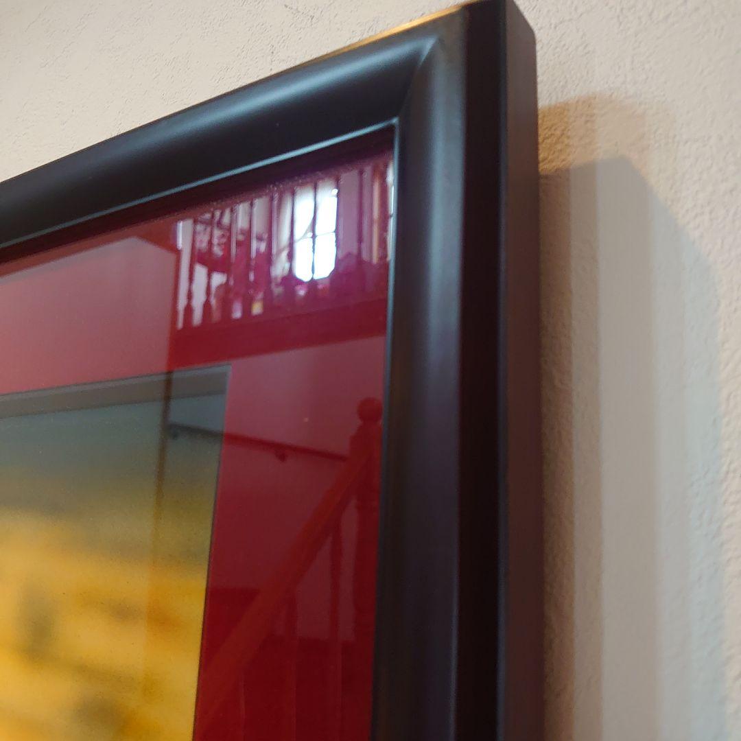 【美品】螺鈿細工　絵画　富士山　縁起物　浮世絵風　一点物