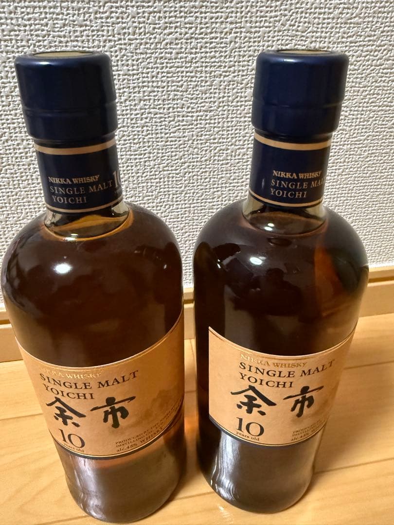 【箱付き】2本×ニッカウヰスキー 余市 10年 700ml