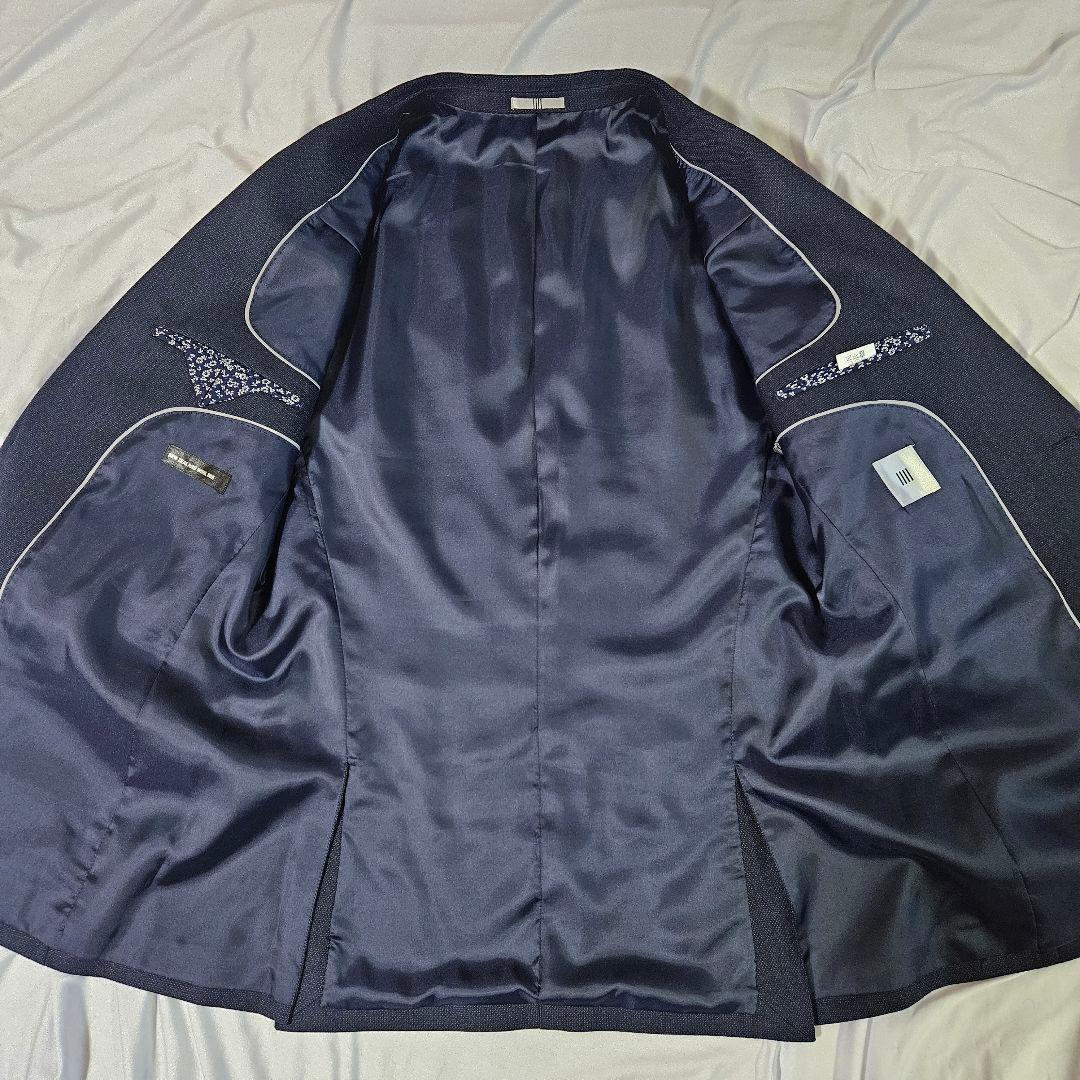 ❇️極美品❇️SUIT SELECT ネイビー 3ピーススーツ XL