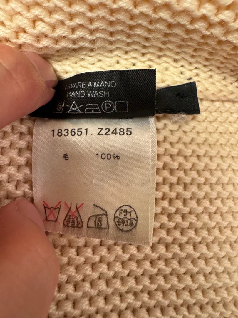 【値下げしました】GUCCI ジップアップ ニットセーター