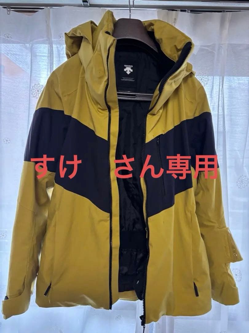 値引要請歓迎⭐️デサント⭐️スキー技術選　デモ上下セット（イエローブラック）Sサイズ