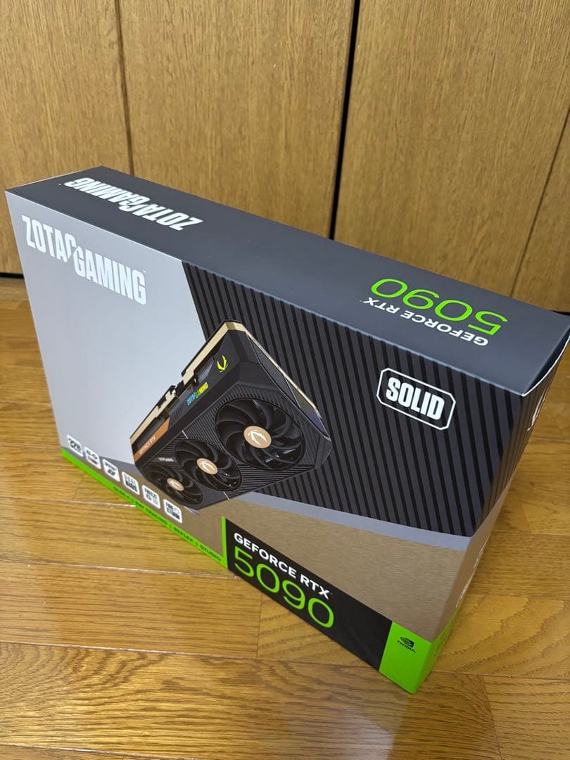 グラフィックボード・グラボ・ビデオカード ZOTAC GAMING GeForce RTX5090 SOLID 32GB
