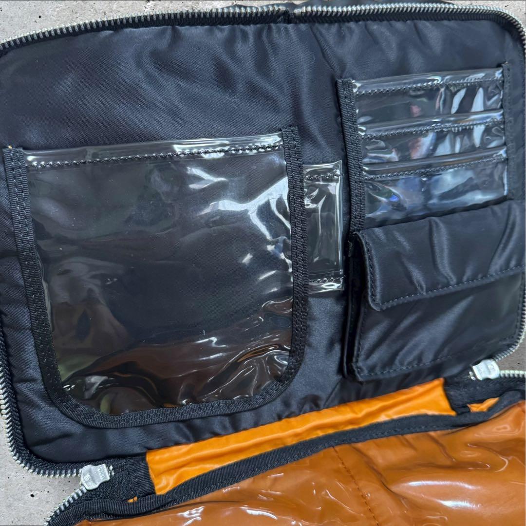美品 ポーター PORTER タンカー 2室式 ショルダーバッグ（M） ブラック