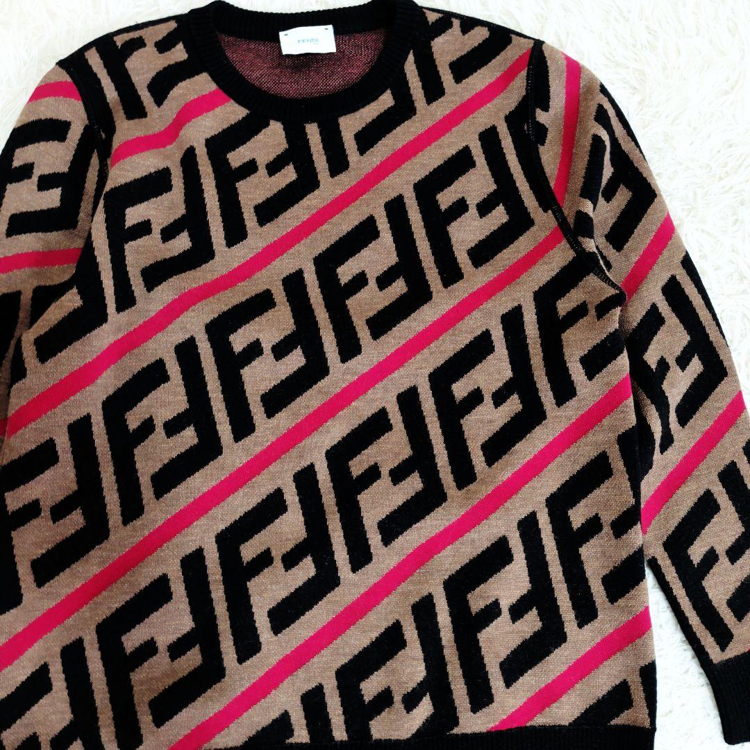 FENDI フェンディ キッズ レディース ロゴ ニット セーター