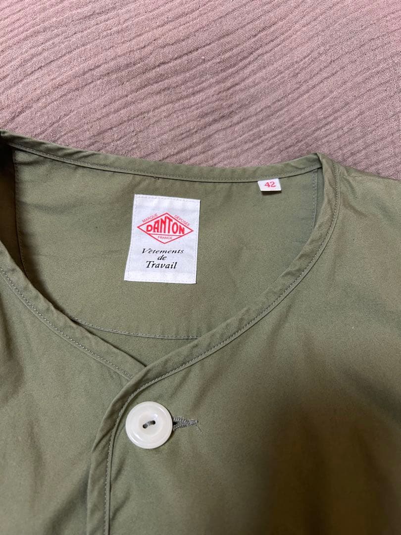 【taka】DANTONコットンジャケット メンズ42 オリーブ