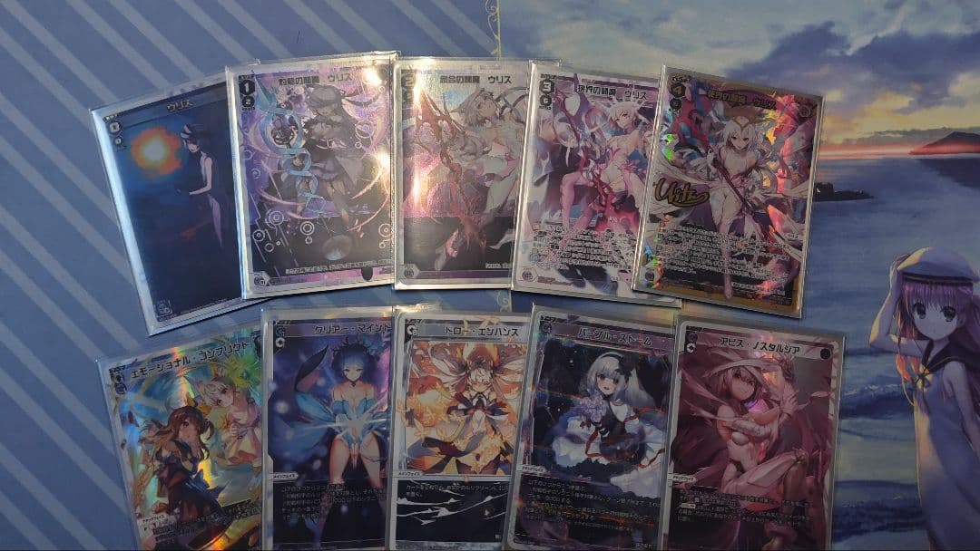 WIXOSS ウリスデッキ（ホロ仕様多め） パーツ付き