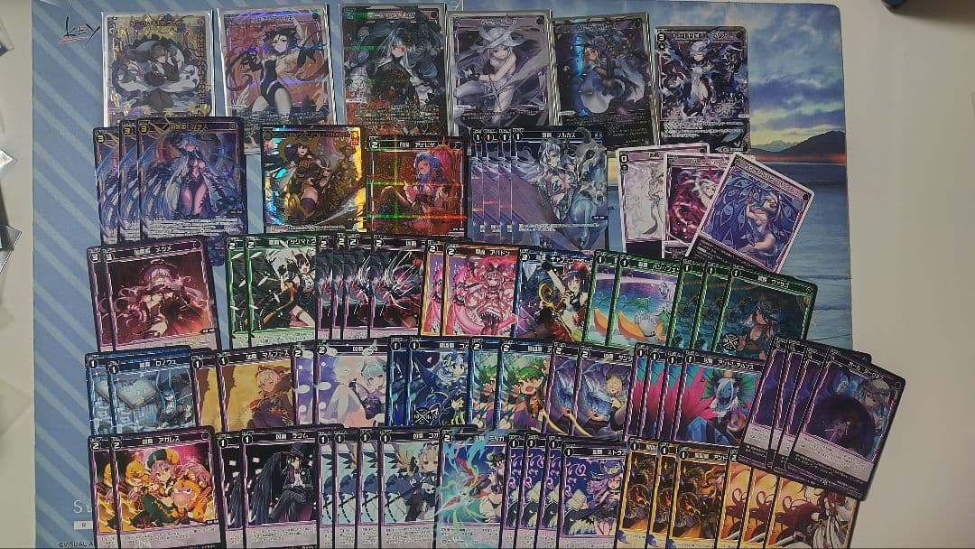 WIXOSS ウリスデッキ（ホロ仕様多め） パーツ付き