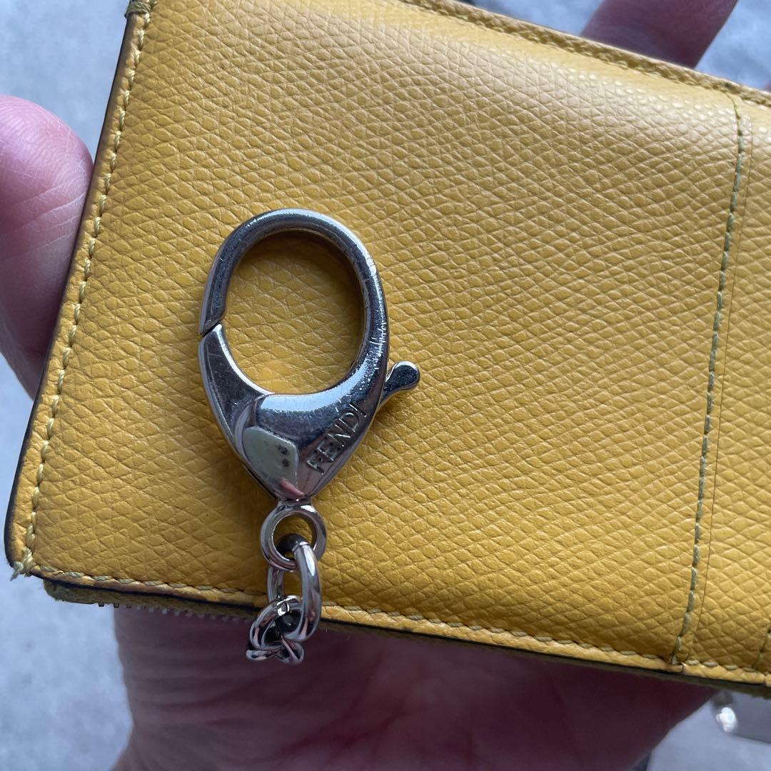 Fendi FFロゴ ケース イエロー