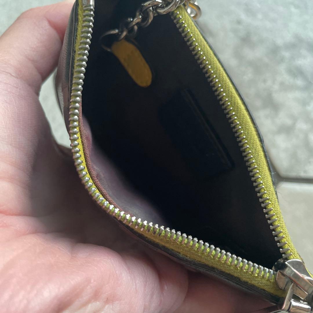 Fendi FFロゴ ケース イエロー