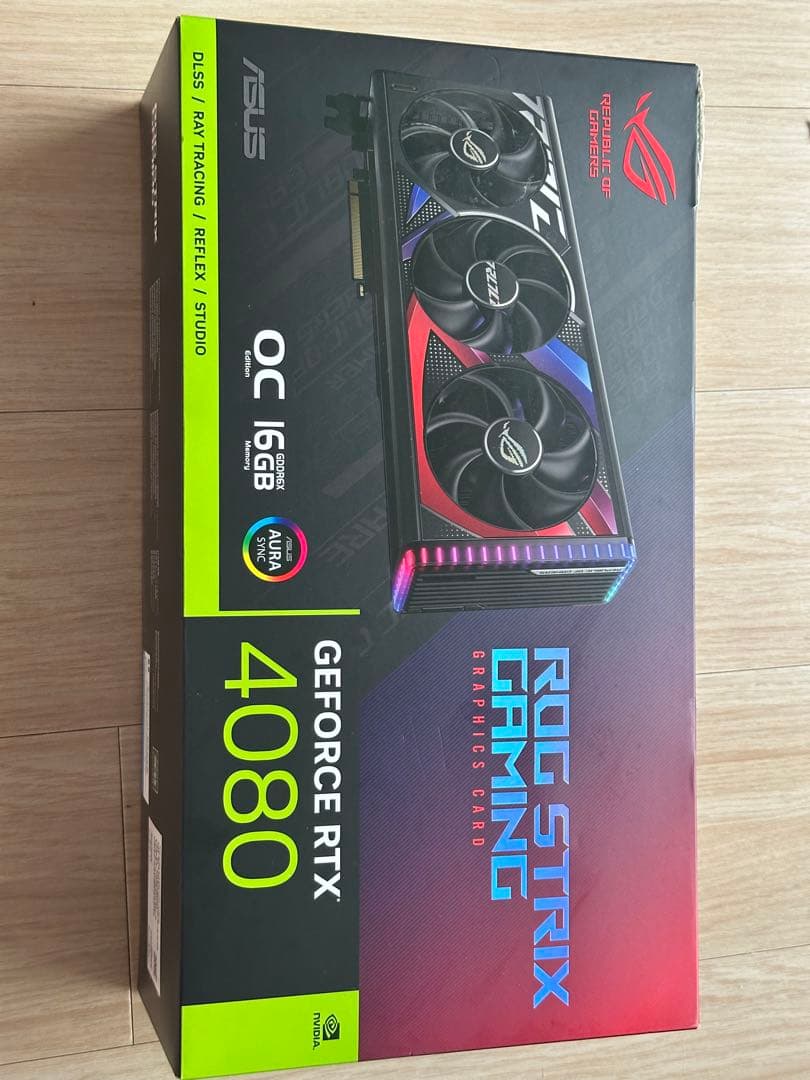 グラフィックボード・グラボ・ビデオカード Asus RO G-STRIX-RTX 4080 0-16G gaming oc