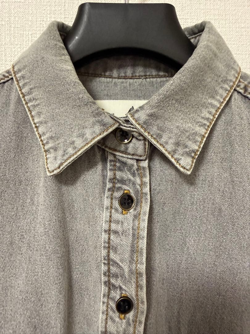 最終お値下げ《美品》PUAL CE CIN★ヴィンテージライクデニムシャツ