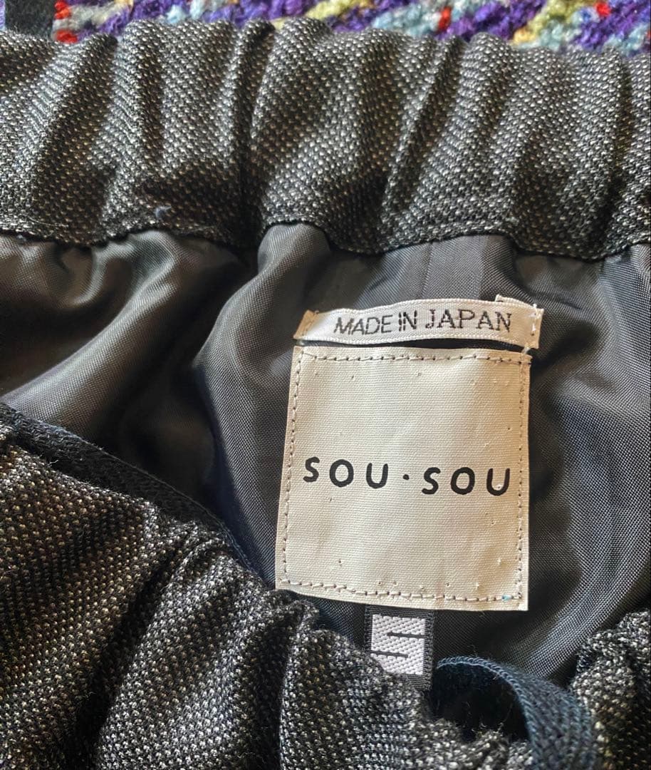 SOU・SOU (ソウソウ) 美品　ウールラップパンツ　ヨーガンレール好きにも