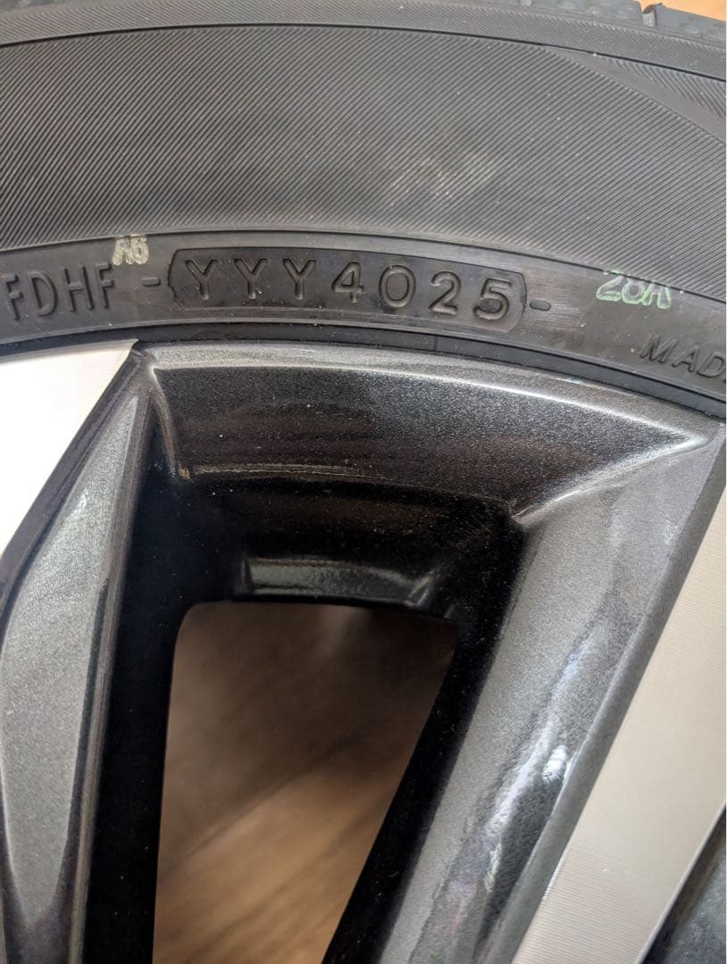 ヴォクシー90純正タイヤホイールセット1本【新車外し】美品