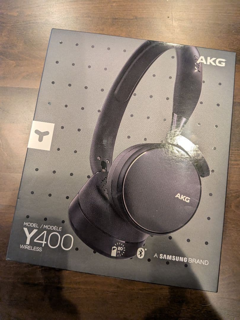 【新品未開封】AKG Y400 WIRELESS ワイヤレスヘッドホン ブラック
