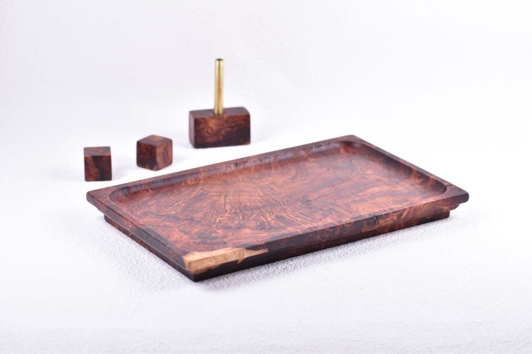 No.384ホンジュラス・ローズウッド瘤のトレー