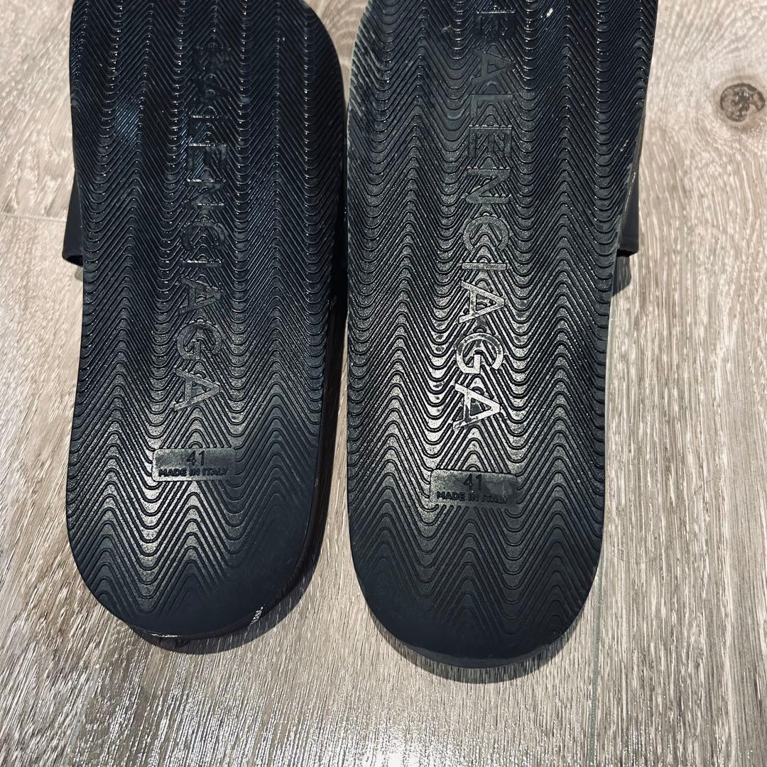 【美品】 balenciaga サンダル 27.0 総柄 レザー