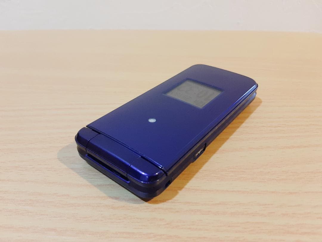 au かんたんケータイ KYF41 ロイヤルブルー 【SIMフリ−解除済】