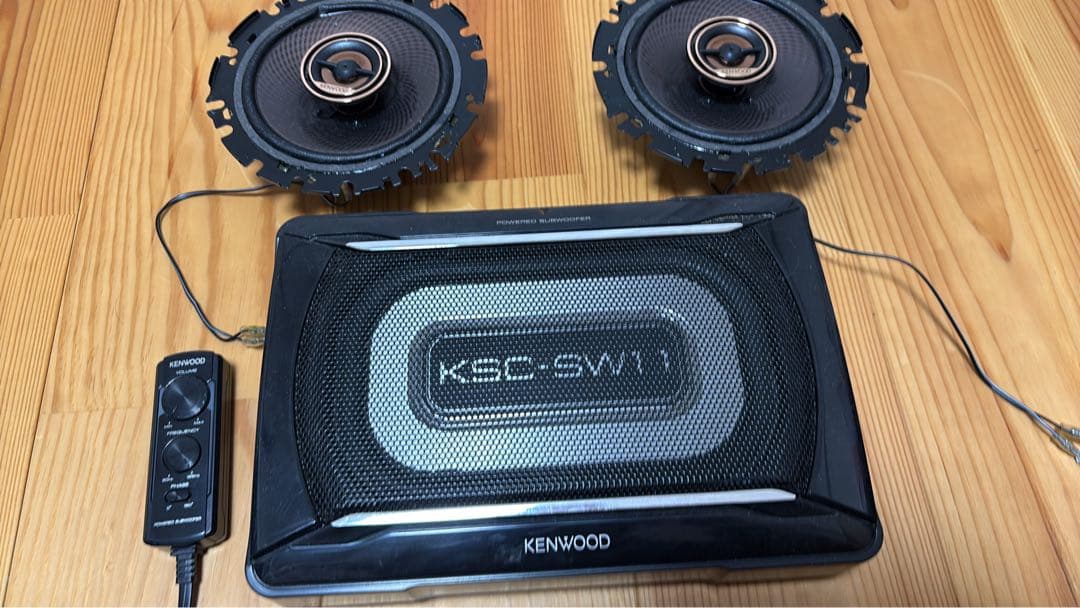 KENWOOD 16cmスピーカー サブウーファー セット