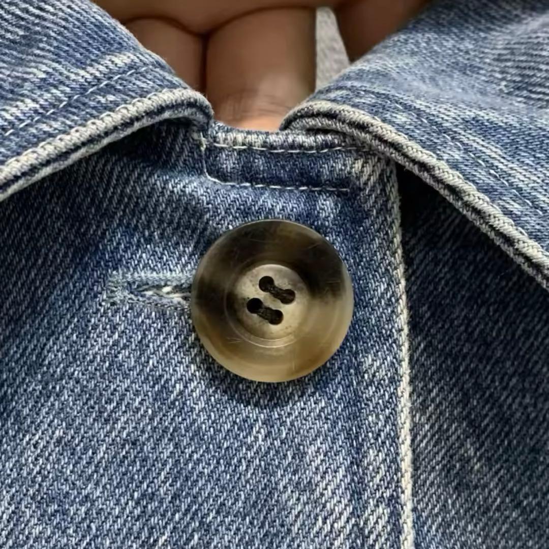 CLANE WORK OVER JACKET BLUE クラネ デニムオーバー