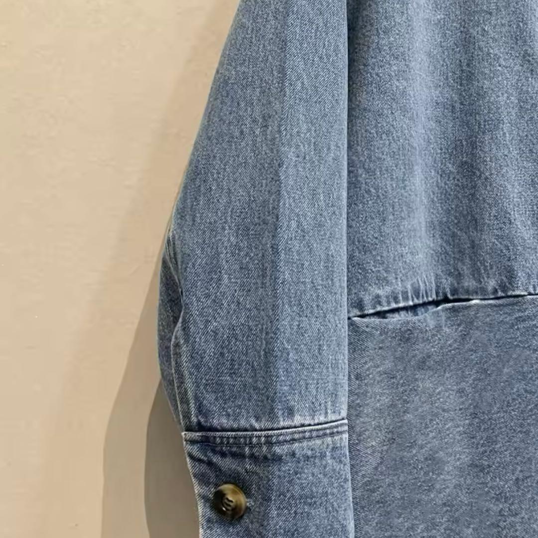 CLANE WORK OVER JACKET BLUE クラネ デニムオーバー