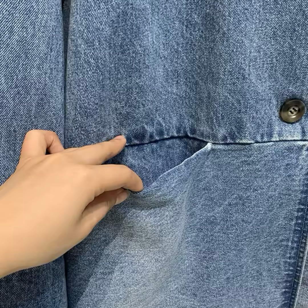 CLANE WORK OVER JACKET BLUE クラネ デニムオーバー