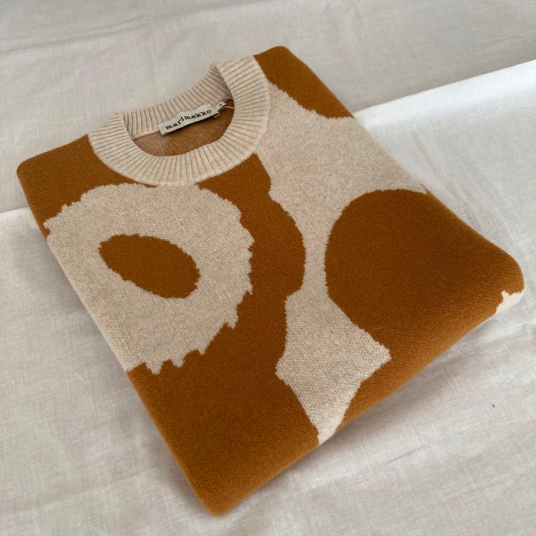2023AW marimekko Ruode Unikko ニットベスト XS