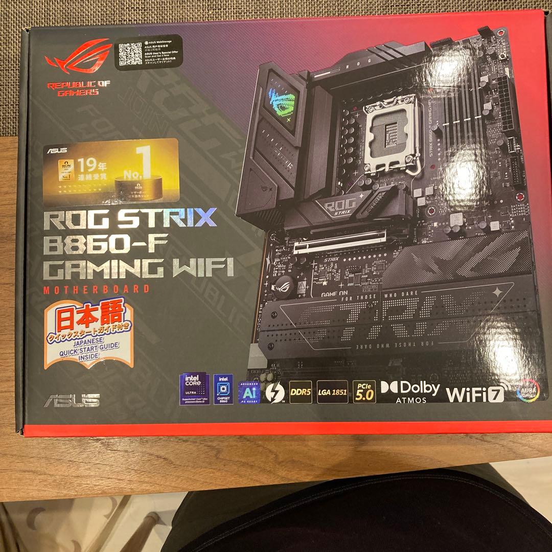 ROG STRIX B860-F GAMING WIFI マザーボード