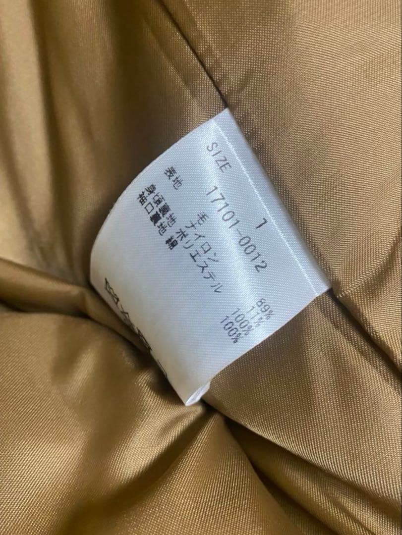 CLANE suzu MIX COLOR OVER COAT ベージュ 1