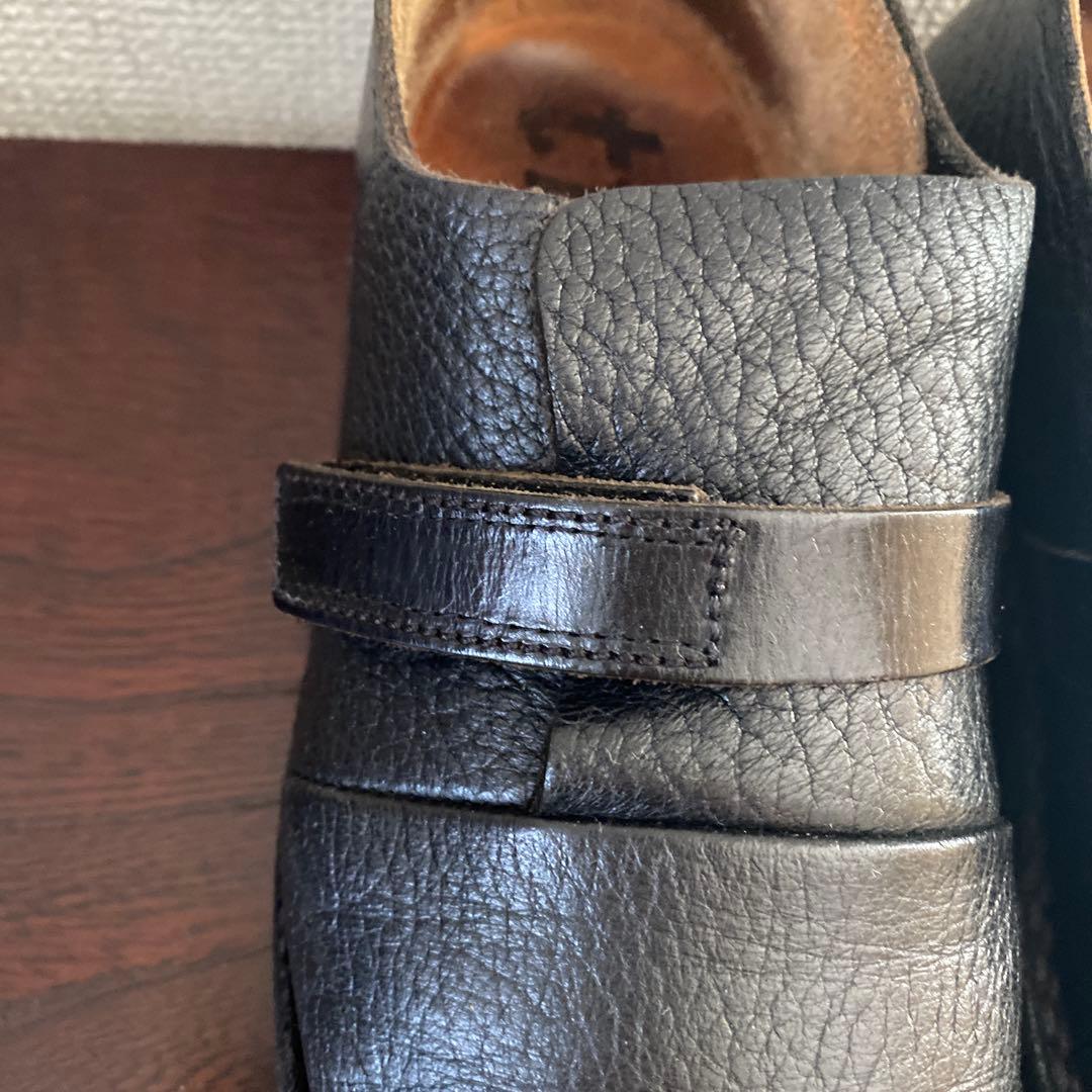 trippen トリッペン 鹿革 ベロクロ ディア レザー 37 黒