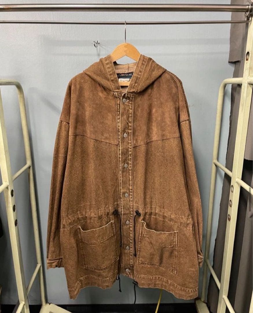 【80s❗️】CORNICHE デニム モッズコート L ブラウン 希少