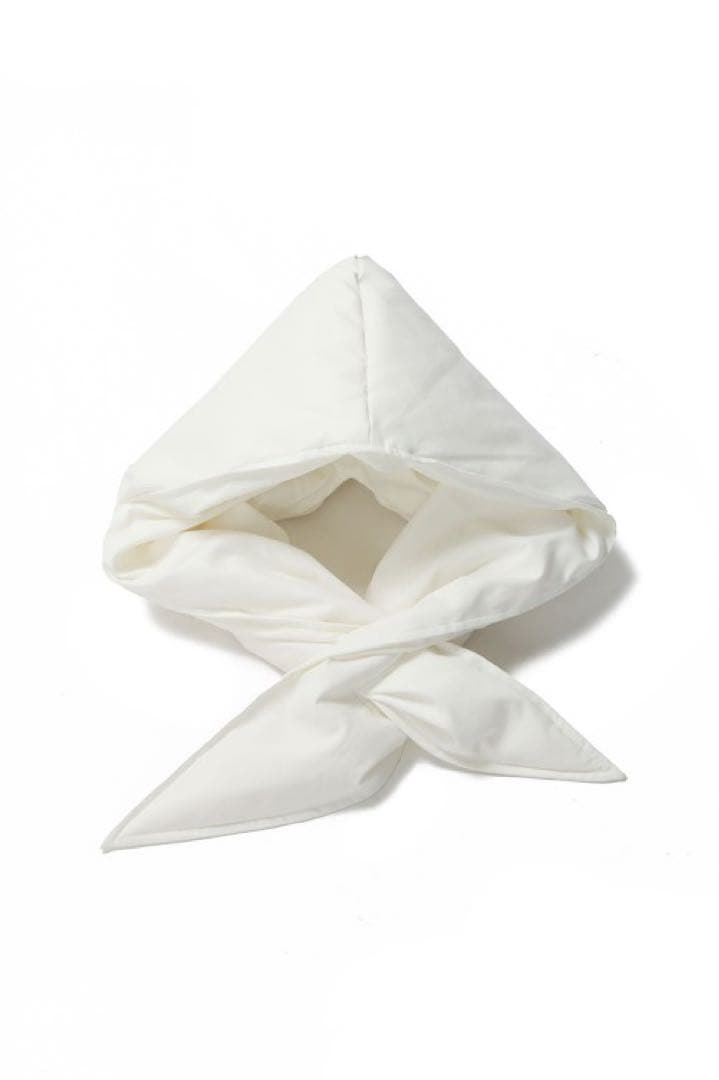 iirot イロットPadded Hoodie white UABY バラクラバ