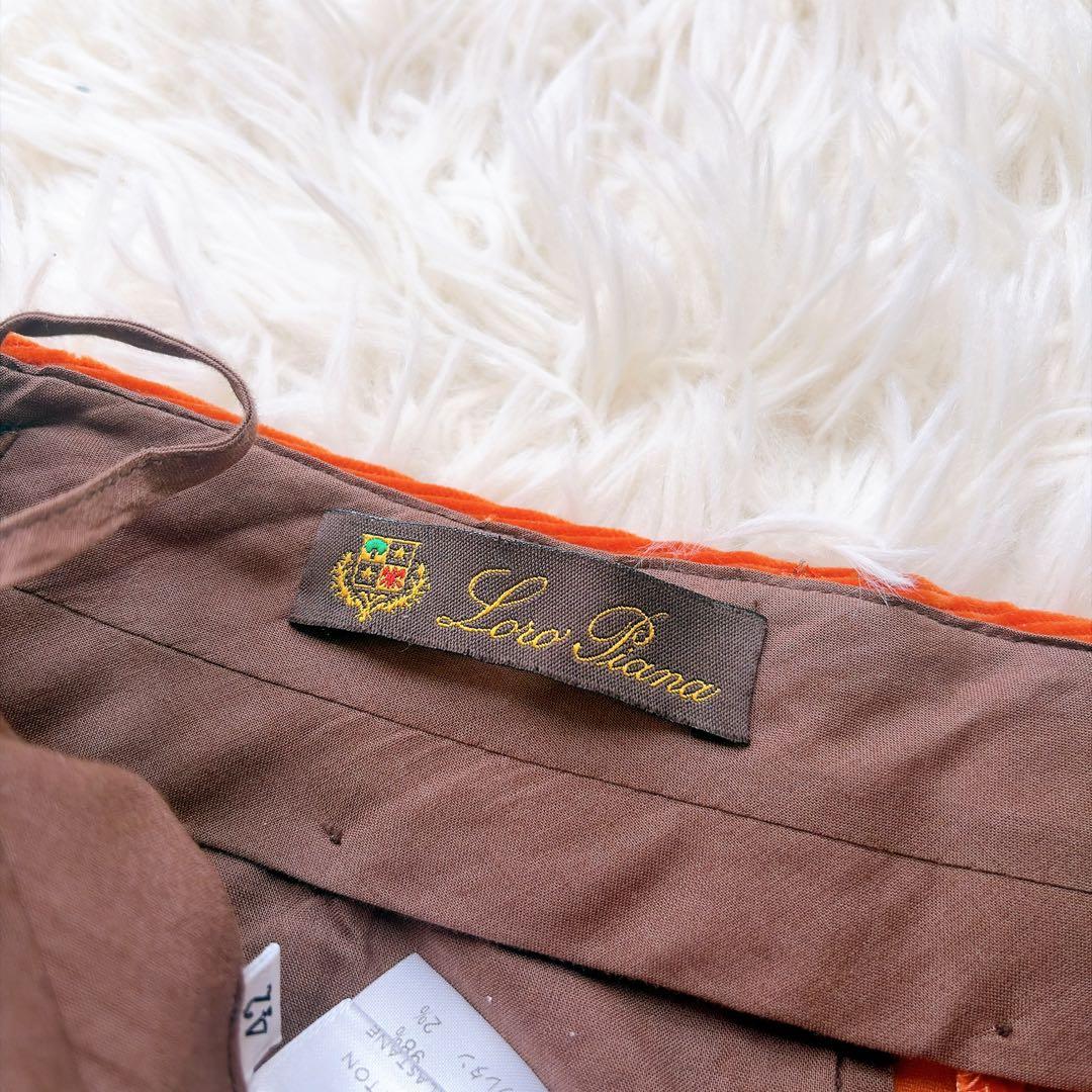 最高級 ロロピアーナ　lolo piana コーデュロイストレートパンツ　XL