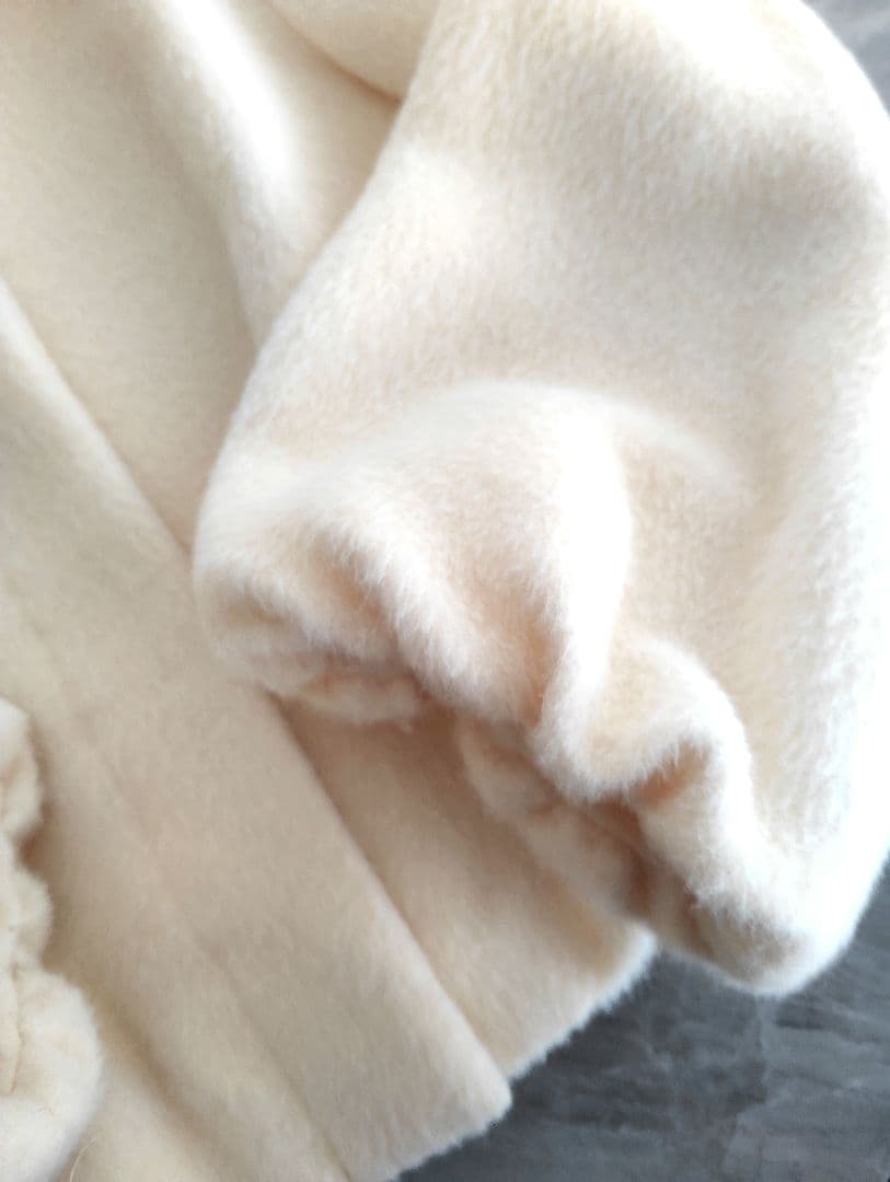 TO BE SHICフォックスファーベルスリーブジャケット☆アルパカ混FOXEY