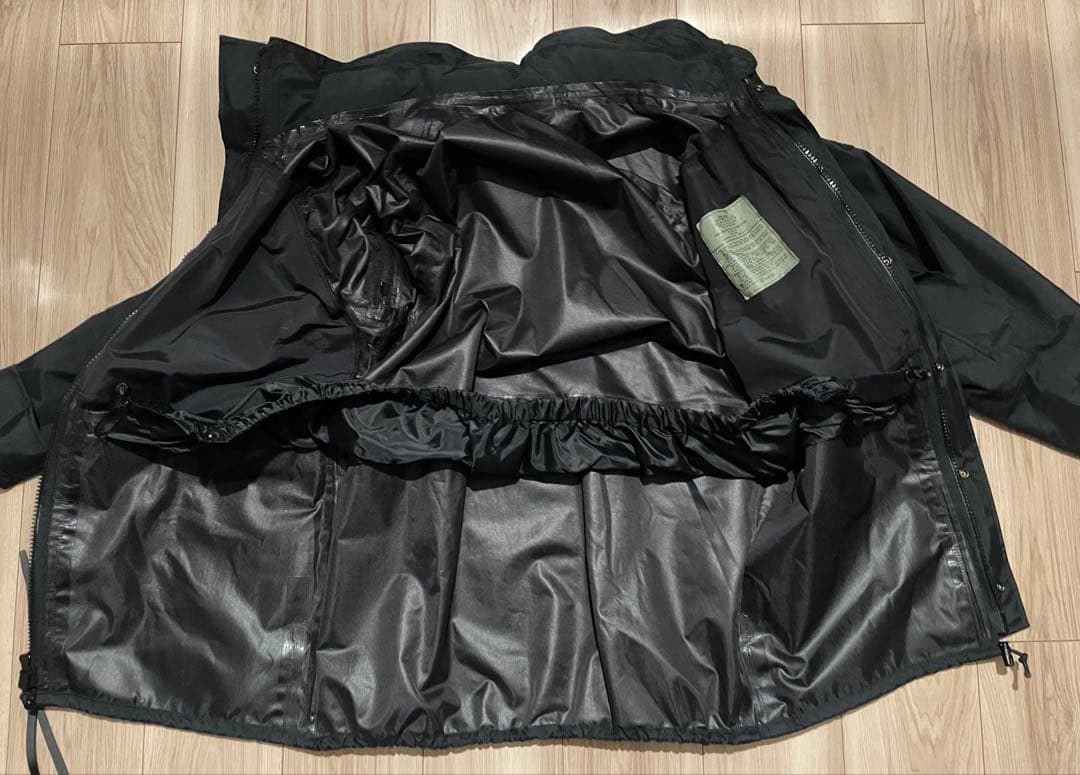 アメリカ軍ECWCSgen2 ゴアテックスマウンテンパーカーサイズS-REG黒