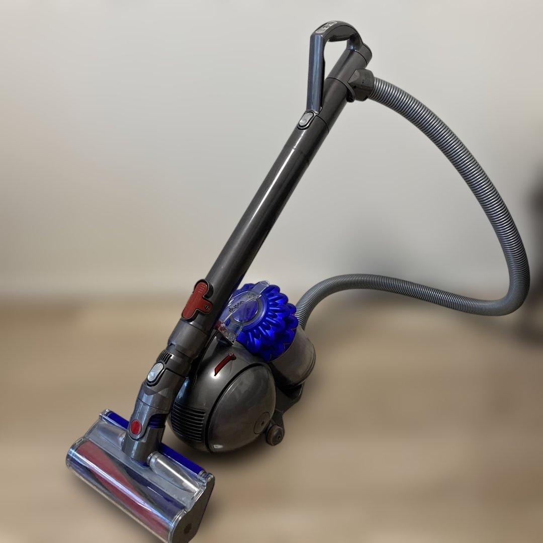 キャニスター掃除機 サイクロン式 グレーと青