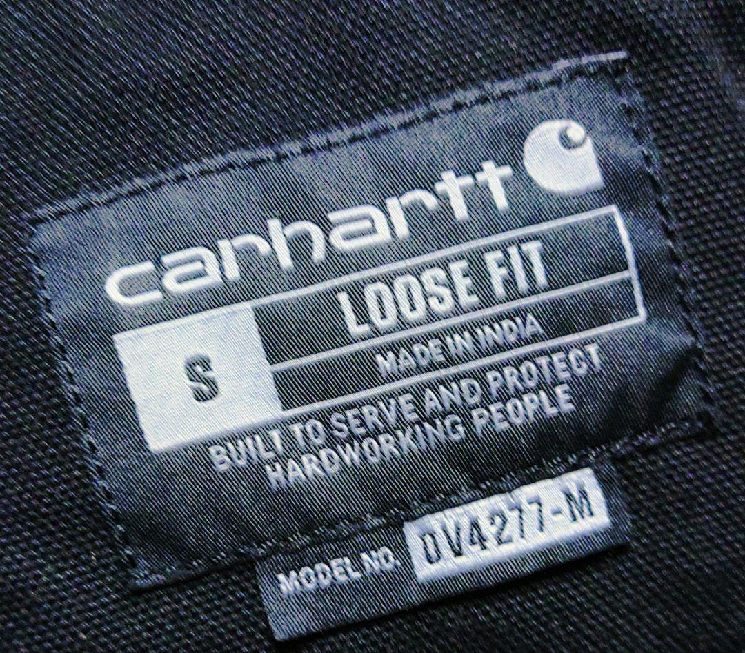 ■Carhartt ダックベスト【黒】モックネック現行✨USED美品