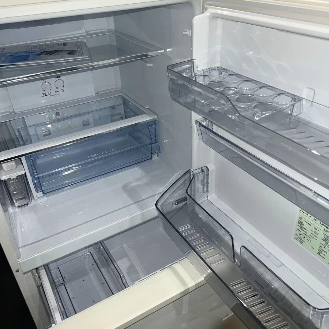 ⭐︎極美品お買得品/AQUA/自動製氷/冷蔵庫/まだまだバリバリ/2018年製
