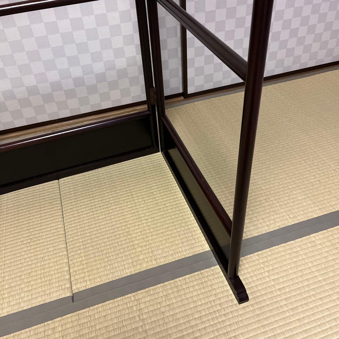 衣桁　着物掛け　昭和レトロ　折りたたみ　アンティーク　衣紋掛け　和家具　木製
