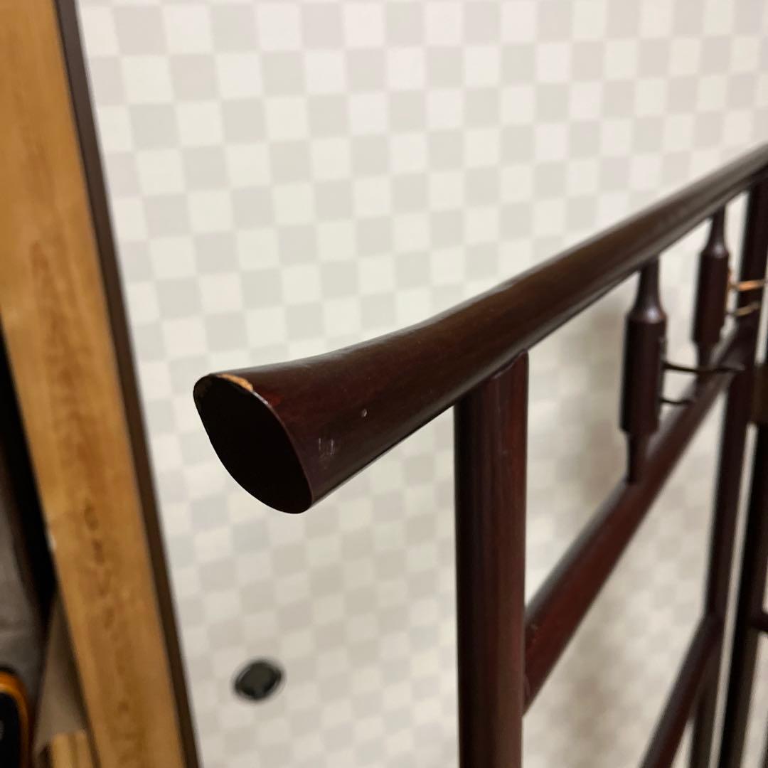 衣桁　着物掛け　昭和レトロ　折りたたみ　アンティーク　衣紋掛け　和家具　木製