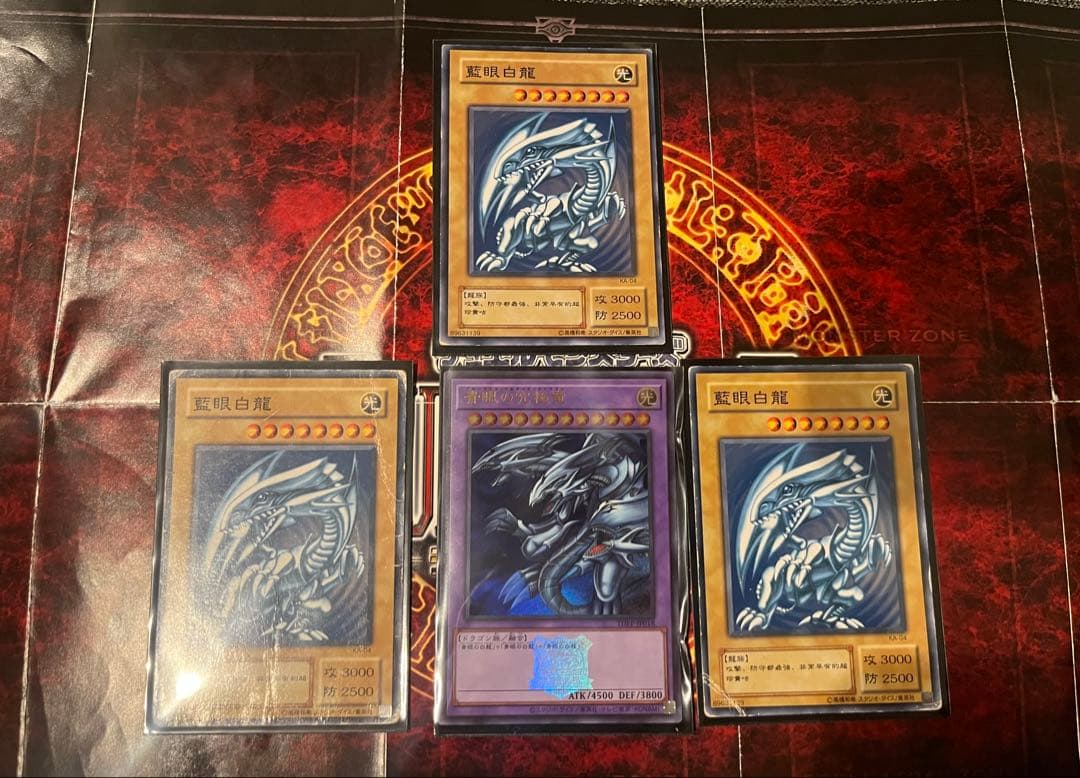 遊戯王OCG 海馬瀬戸初期再現キャラデッキ　青眼の白龍　オベリスクの巨神兵