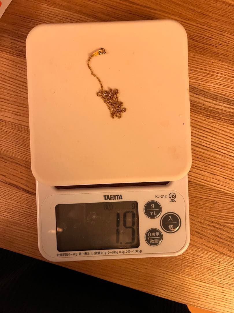 18Kパールネックレス