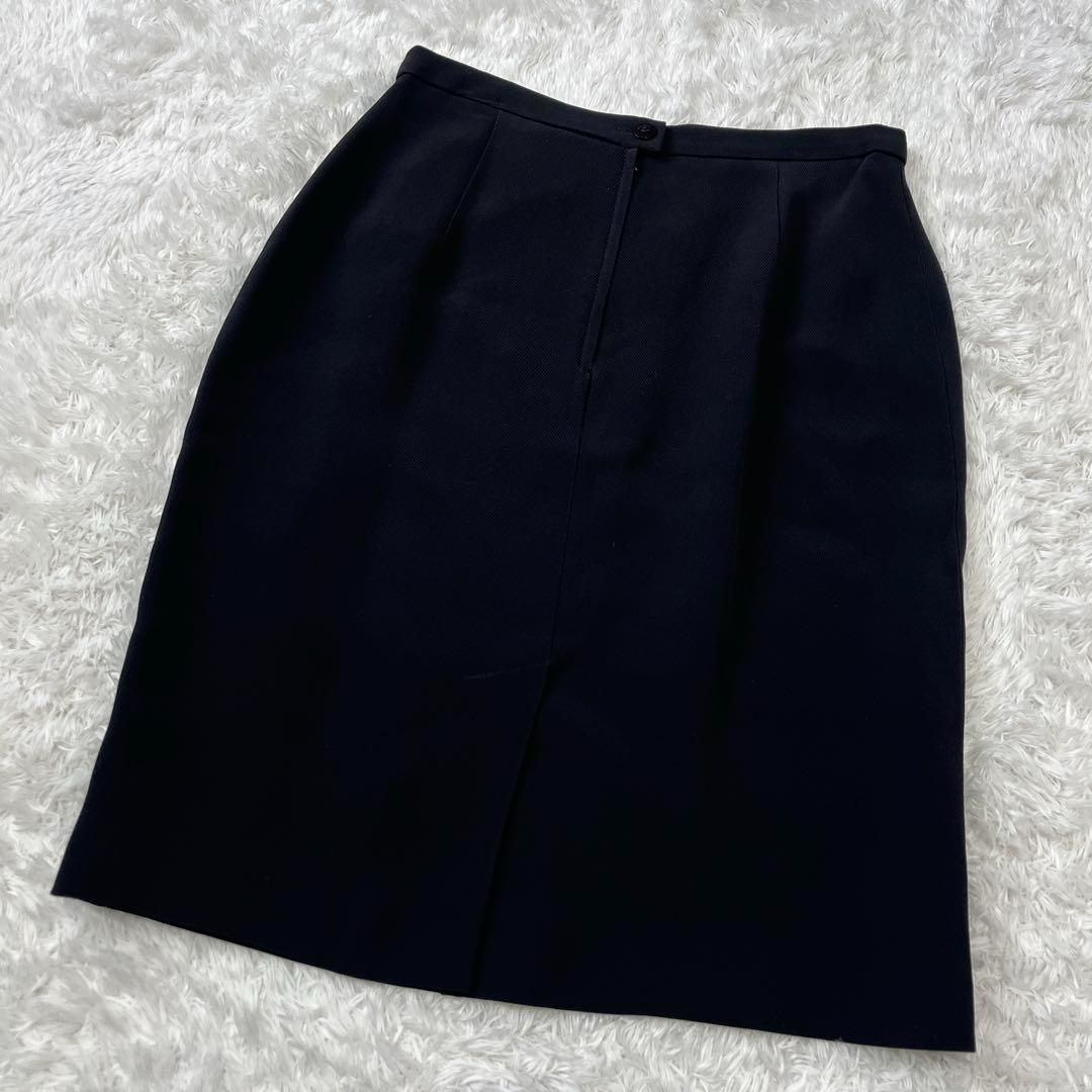 【極美品】マックスマーラ スカートスーツセットアップ 銀タグ ブラック 42