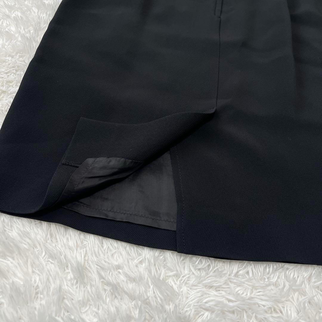 【極美品】マックスマーラ スカートスーツセットアップ 銀タグ ブラック 42