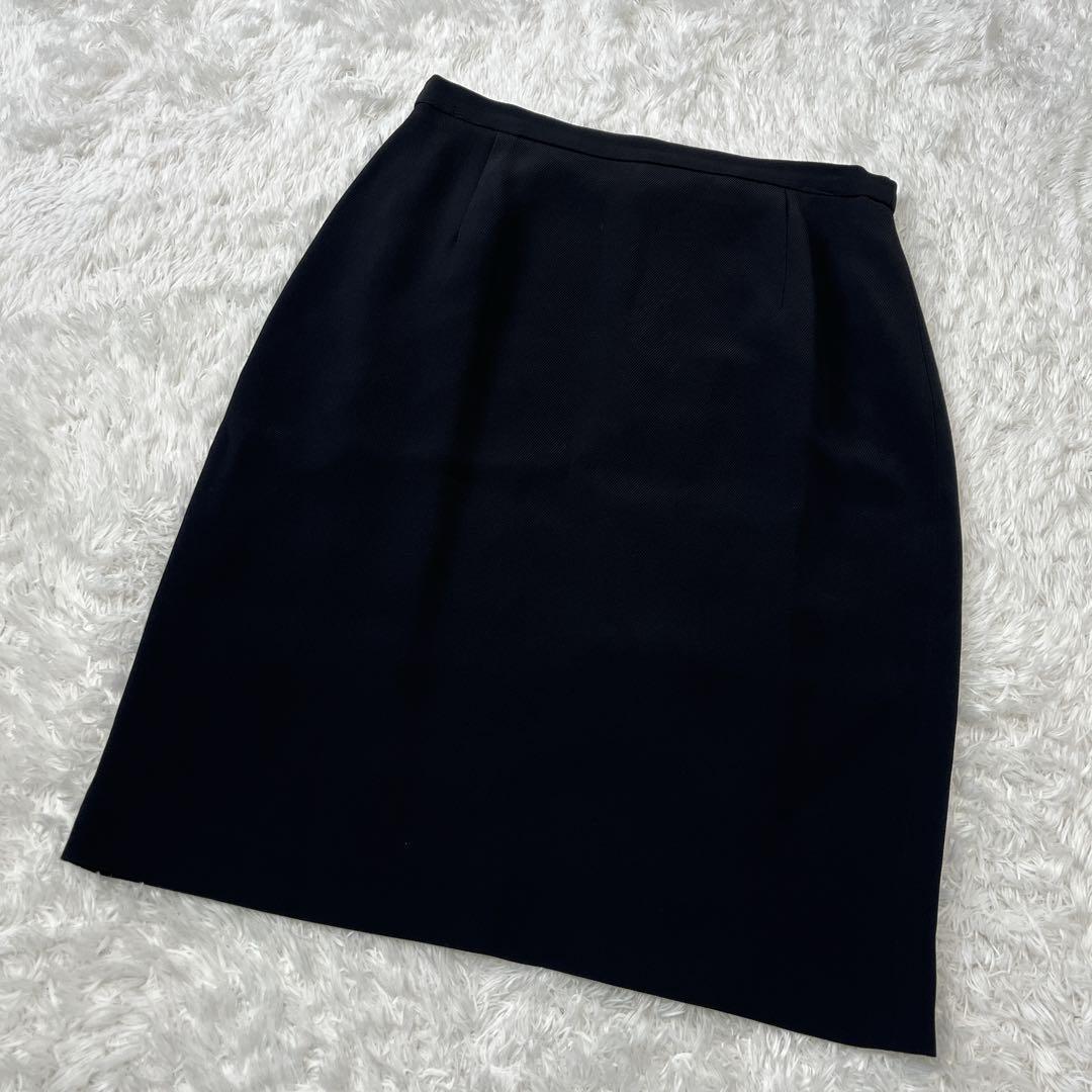 【極美品】マックスマーラ スカートスーツセットアップ 銀タグ ブラック 42