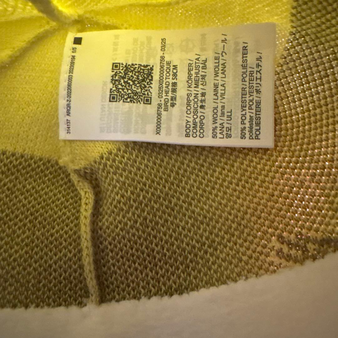 ARC'TERYX イエロースカルプトニット帽