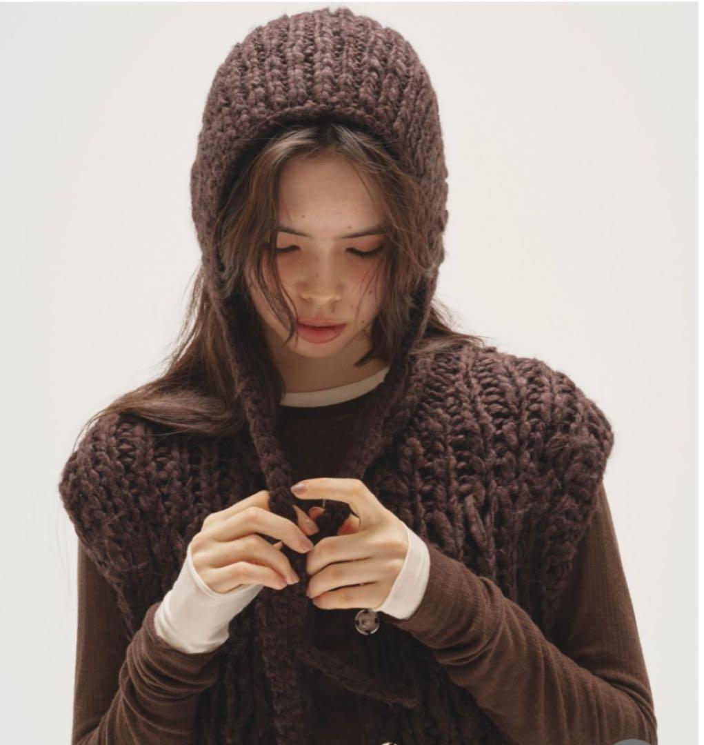 帽子 todayful Mix Knit Scarf